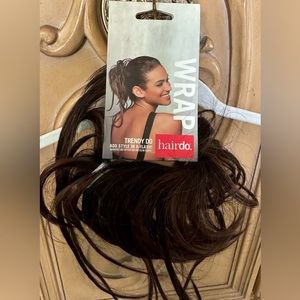 Wrap HairDo ponytail Brown & Copper long pieces NWT doesn’t Match my hair
